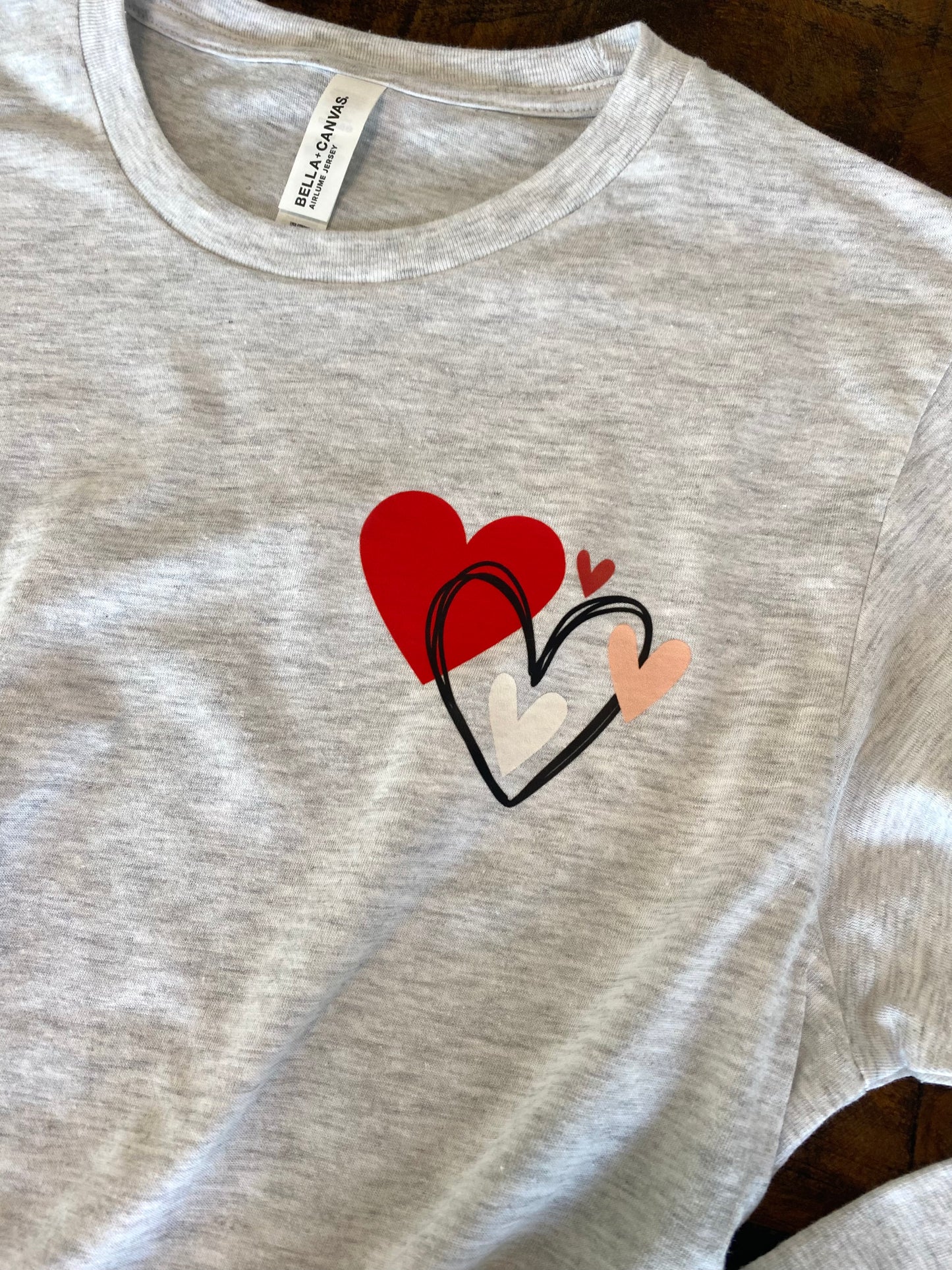 Pocket Heart Long Sleeve Tee