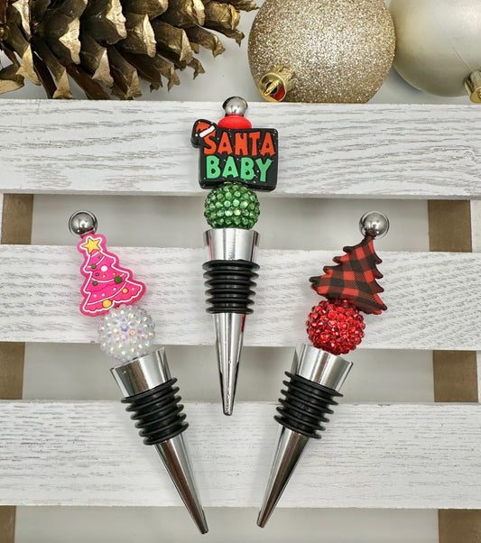 Christmas Wine Stoppers