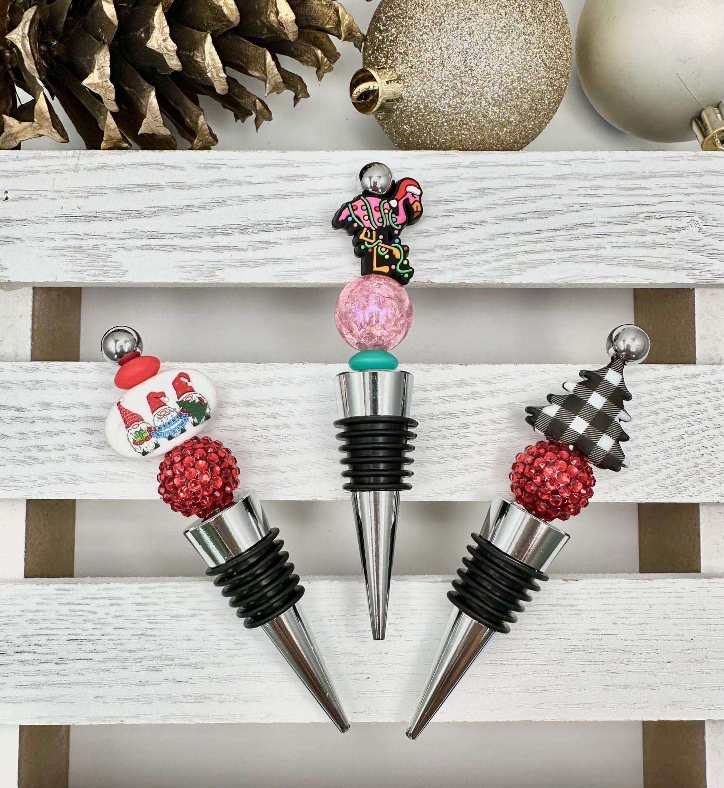 Christmas Wine Stoppers