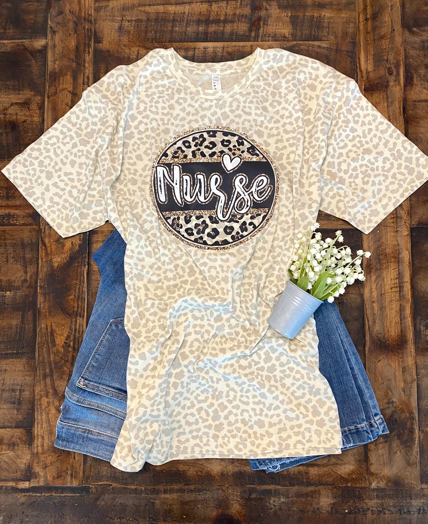 Nurse Leopard Shirt