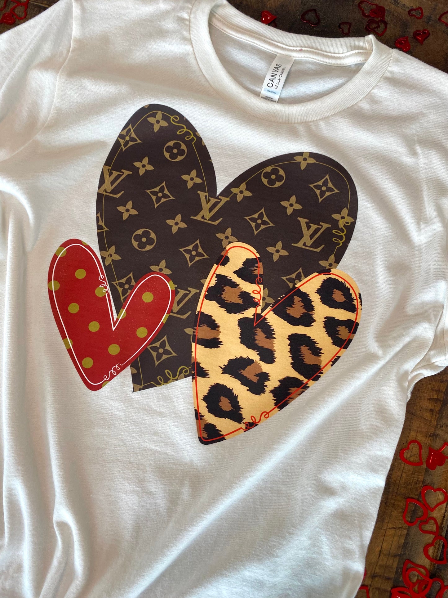 LV Heart Tee