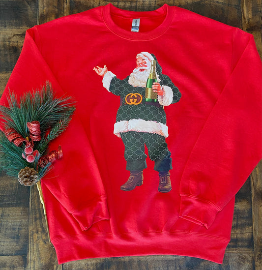 Fancy Santa Sweatshirt