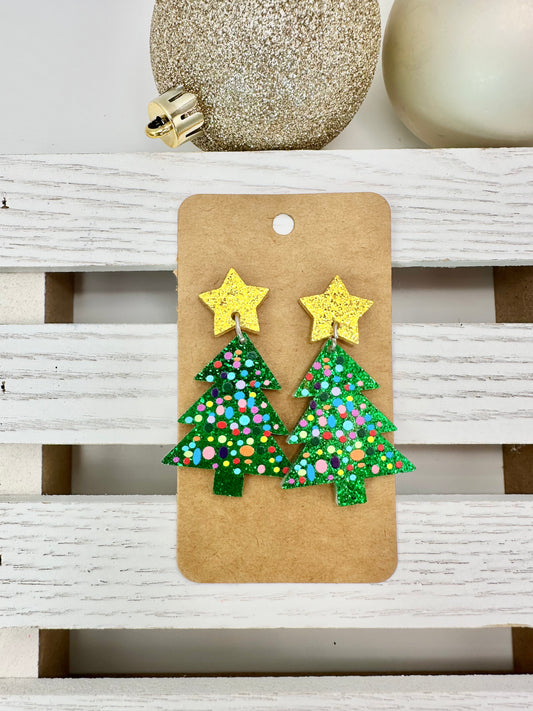Christmas Tree Earrings