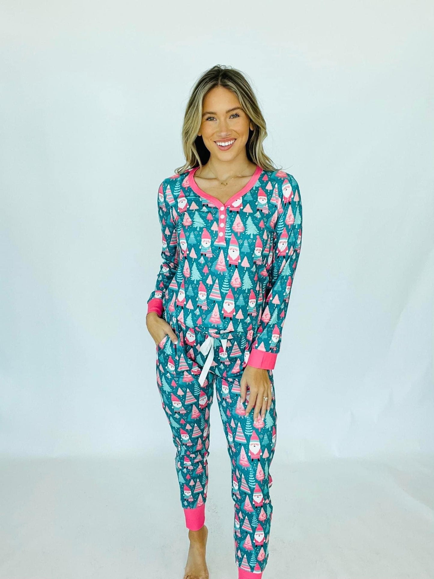 Christmas Santa Gnome PJ Set