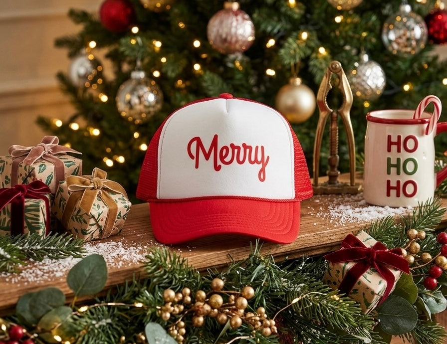 Merry Trucker Hat