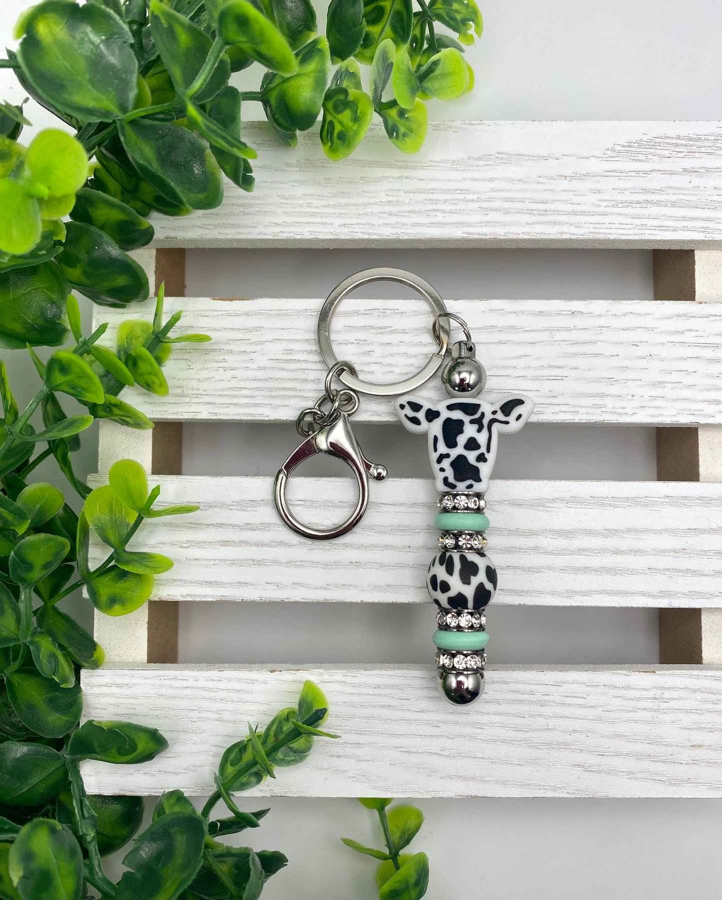 Cow Keychain