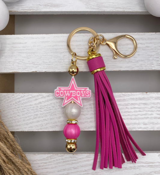 NFL Tassel Keychain