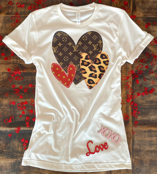 LV Heart Tee