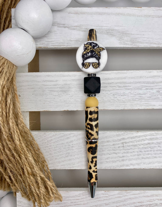 Leopard Trendy Girl Pen