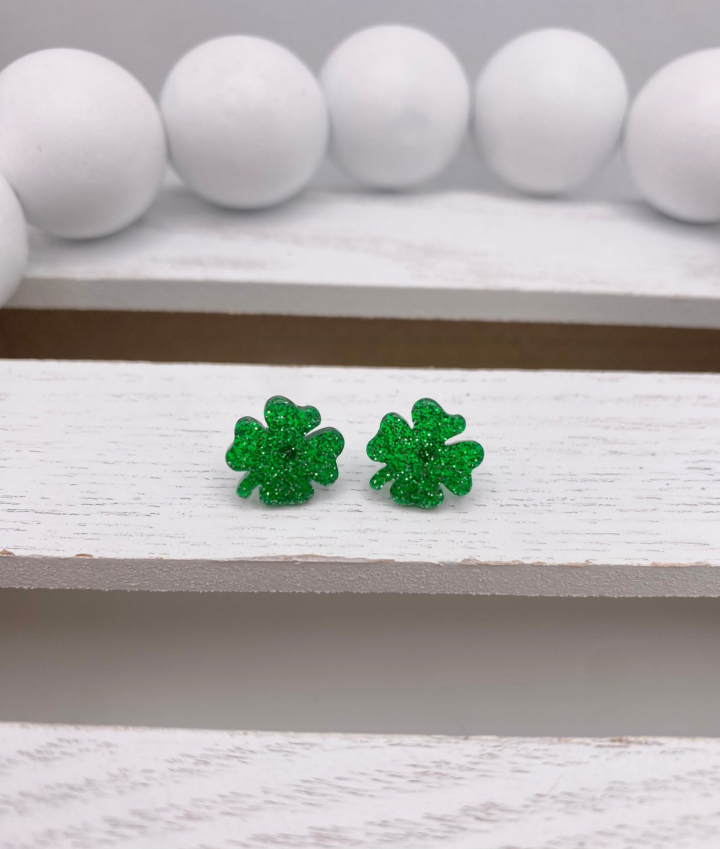 Clover Acrylic Earrings