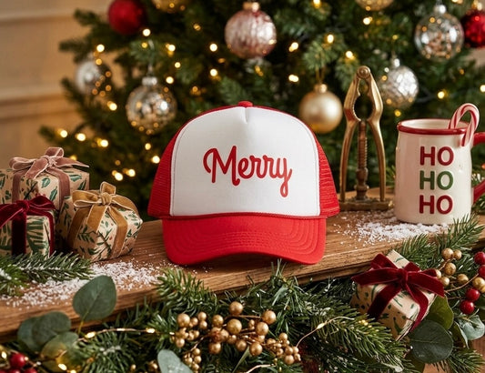 Merry Trucker Hat