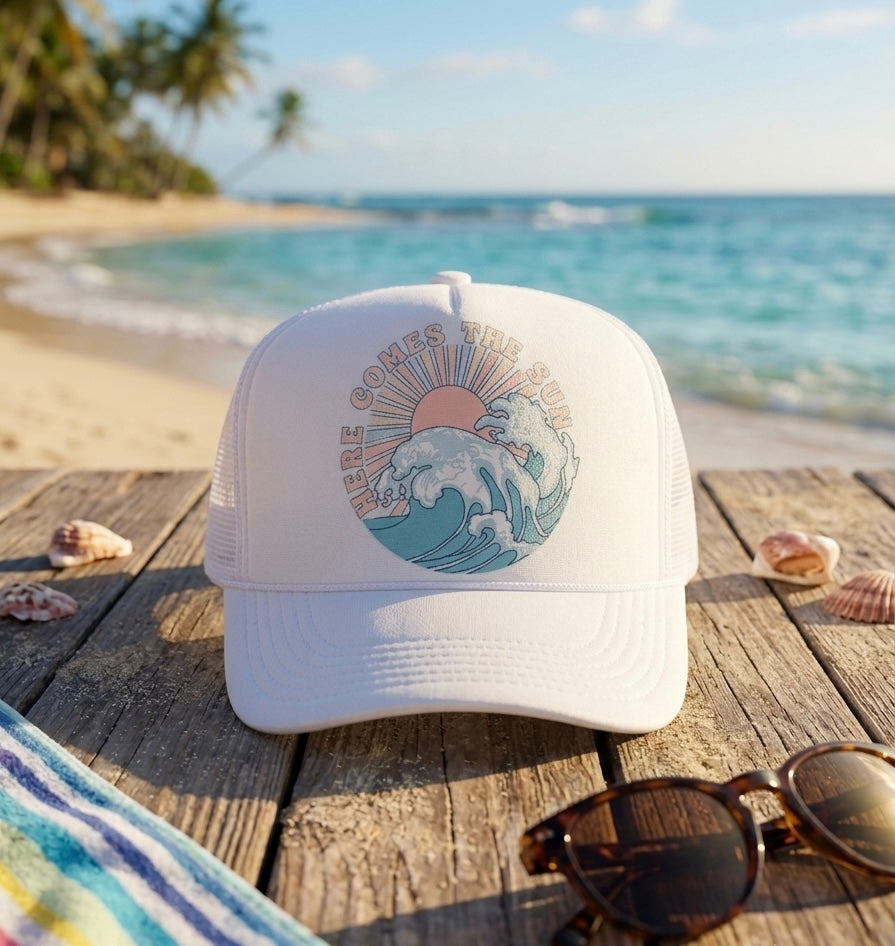 Here Comes The Sun Trucker Hat