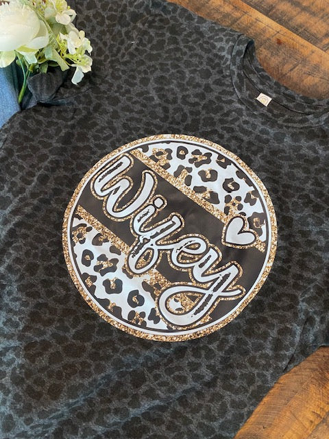 Leopard Wifey Tee