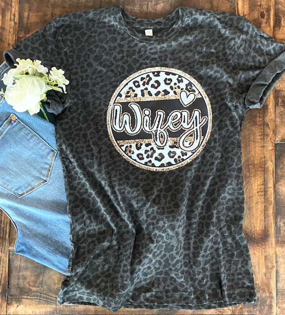 Leopard Wifey Tee