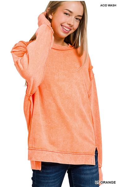 Oversized Exposed Seam Sweatshirt